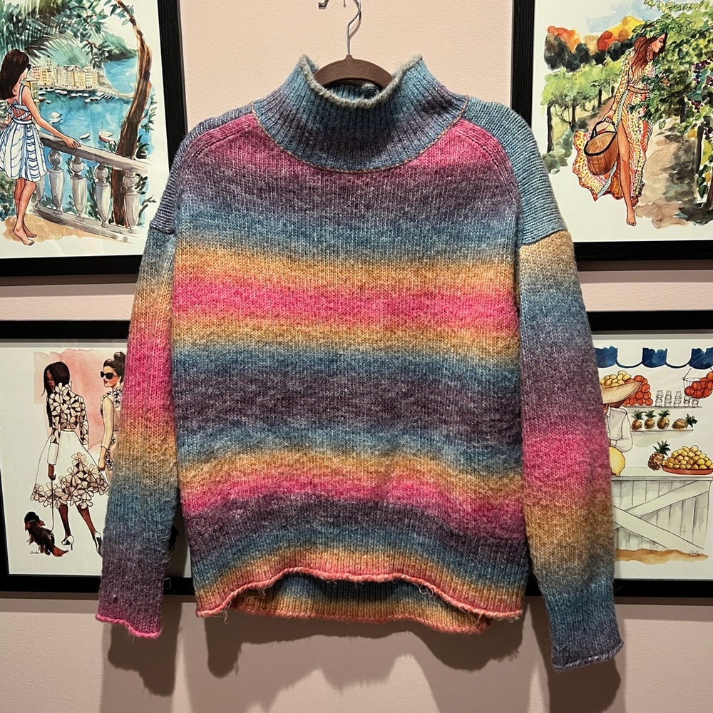 Tru Luxe Jeans Rainbow Sweater